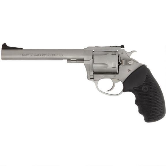 CHARTER ARMS Target Bulldog 44 S&W 6" 5rd Revolver - Stainless