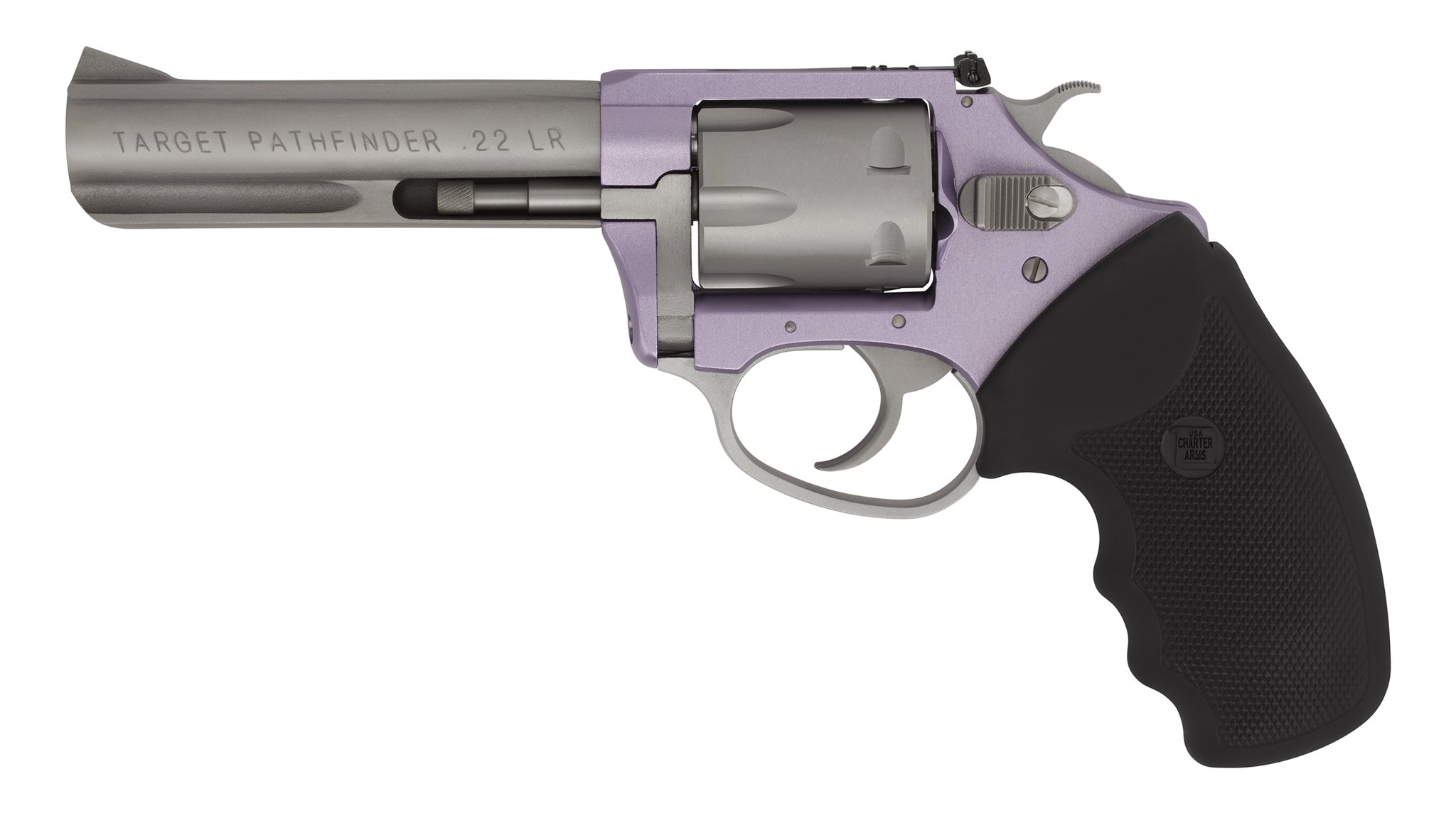 CHARTER ARMS Target Pathfinder Lite 22 LR 4.2" 6rd Revolver - Lavender / Stainless