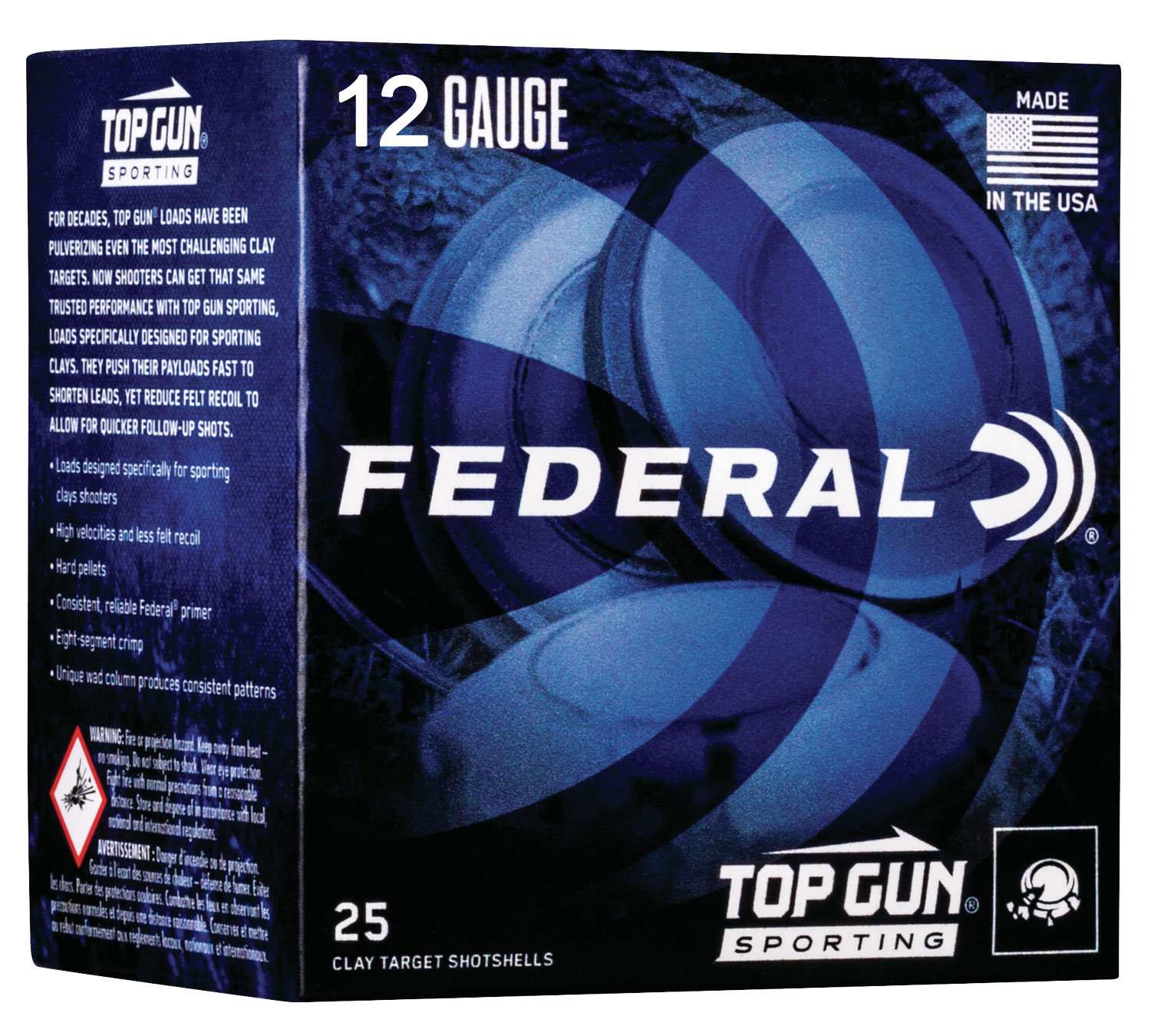 Federal FEDERAL AMMO 12Ga Top Gun 2-3/4 1oz 1,330 FPS 8 25rd