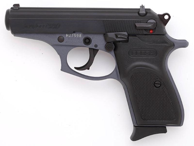 BERSA Thunder 380 ACP 3.5" 8rd - Slate / Black
