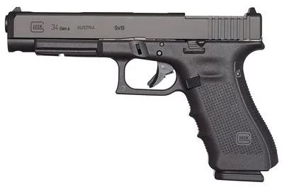 Glock GLOCK G34 9mm 5.3" 17rd - Black