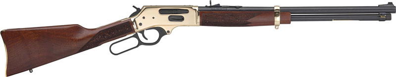 HENRY Side Gate 38-55 Winchester 20" 5rd Lever Rifle - Blued | American Walnut