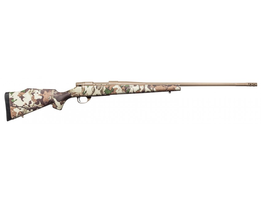 WEATHERBY Vanguard First Lite 6.5 Creedmoor 24" 3+1 Bolt Rifle w/ Fluted Barrel - FDE / Fusion Camo