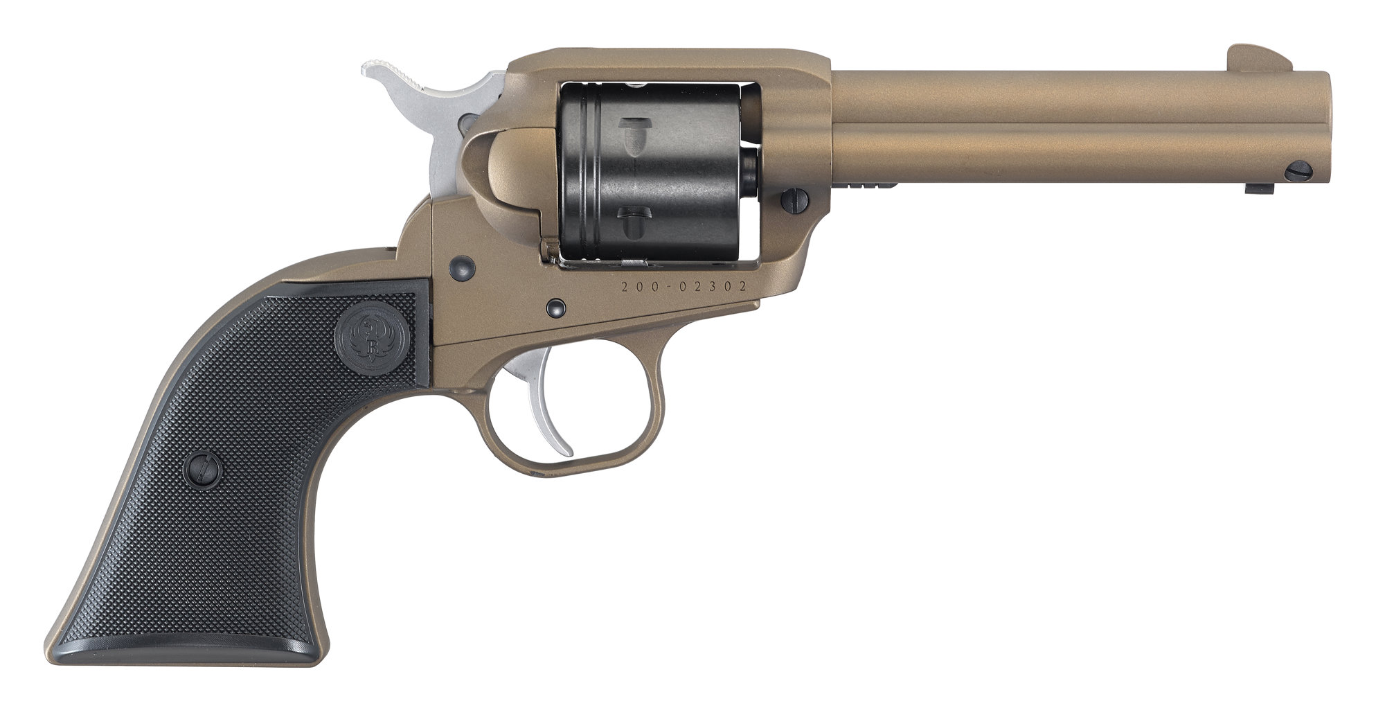 RUGER WRANGLER 22LR 4.6" 6rd Revolver - Burnt Bronze