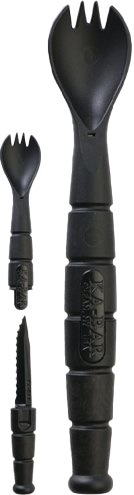 KBAR FIELD KIT SPORK/KNIFE 3 PACK