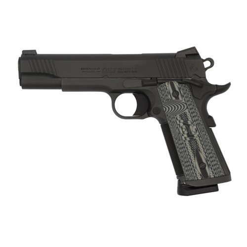 COLT CCU Government 1911 9mm 5 91 Pistol  Black w G10 Grips