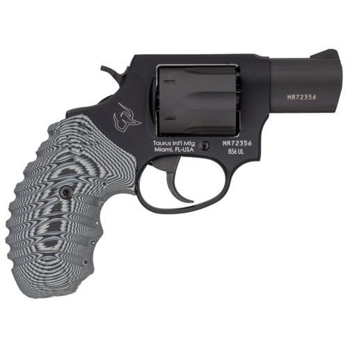 TAURUS 856 Ultra Lite 38 Special P 2 6rd Revolver  Black  VZ Grips