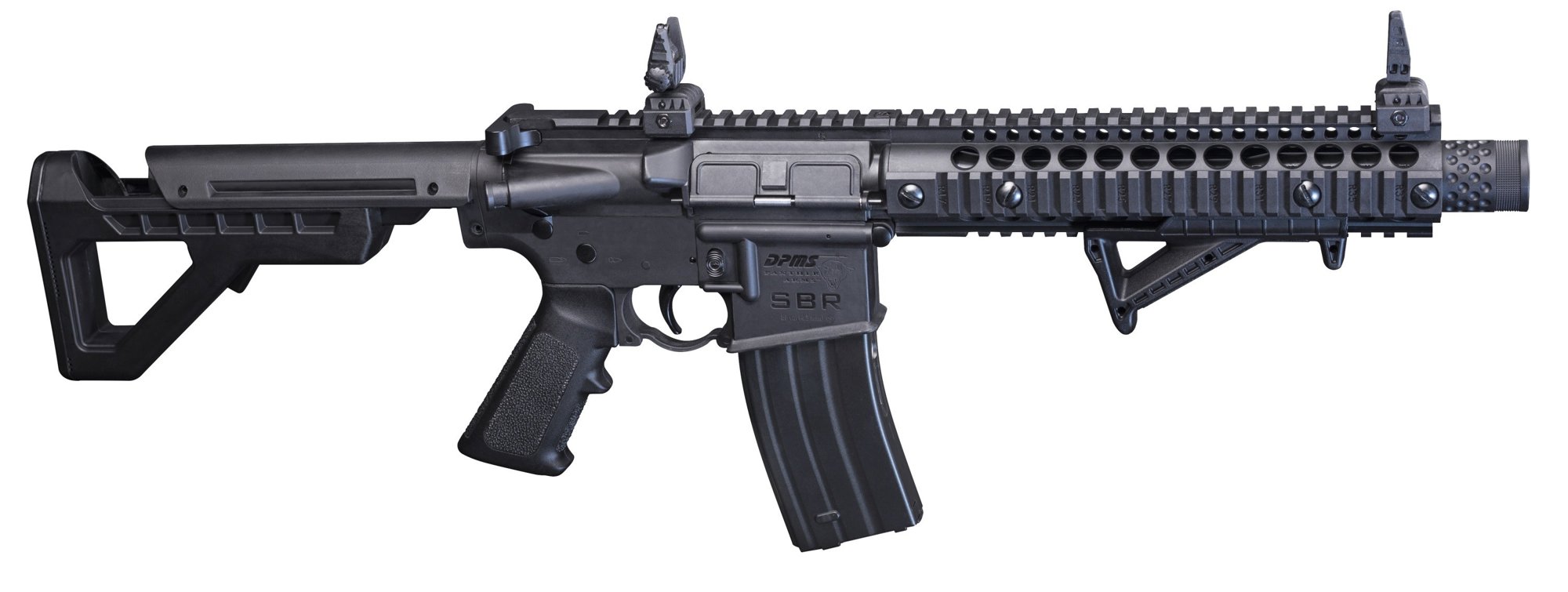 Crosman DPMS SBR Full Auto BB Gun, Black – DSBR