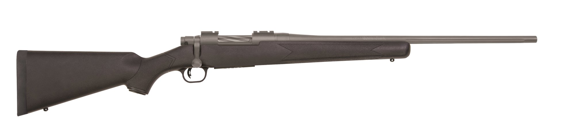 MOSSBERG Patriot LBA 22-250 Rem 22' 5rd Bolt Rifle w/ Fluted Barrel - Black / Stainless