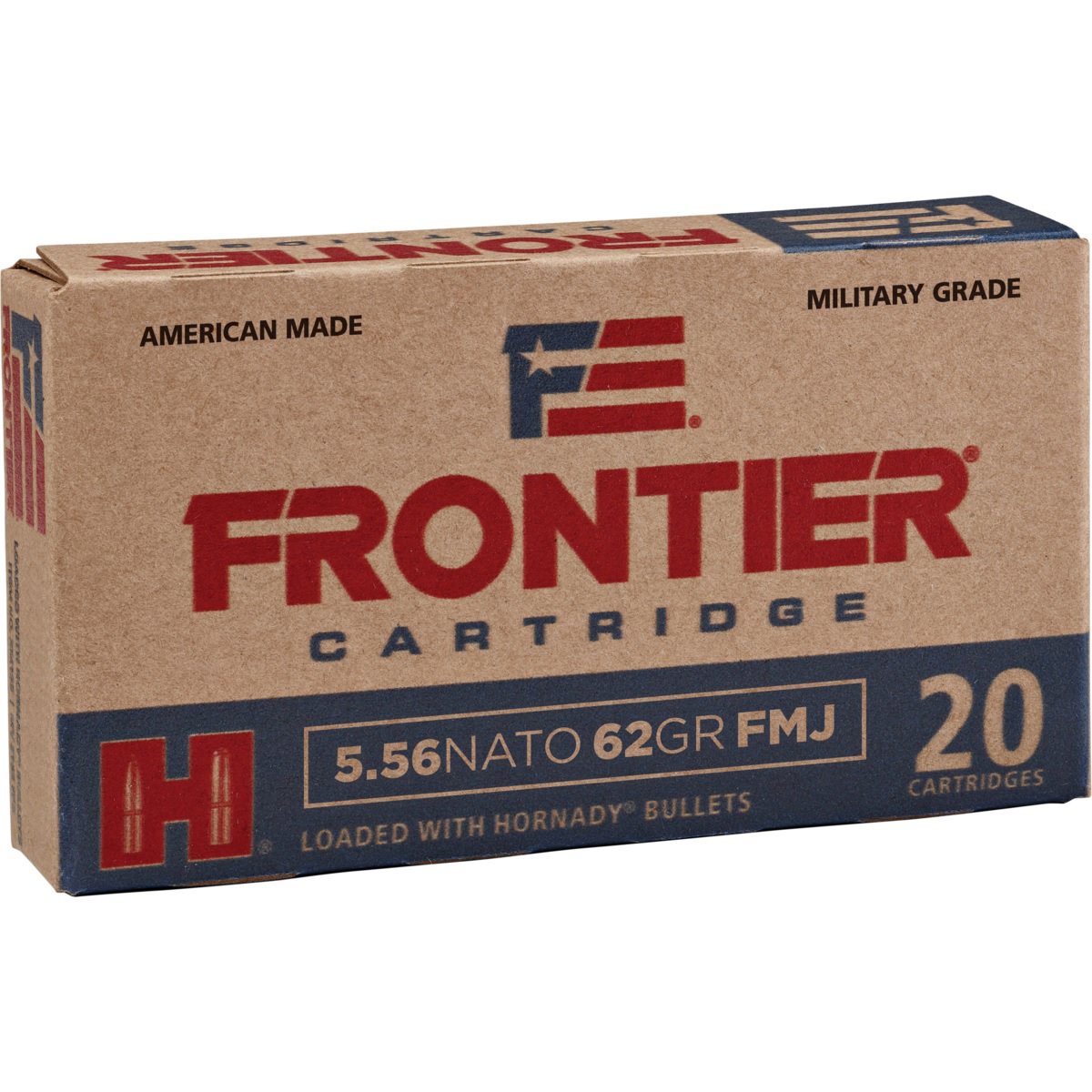 Hornady HORNADY 5.56 NATO Frontier 62Gr FMJ 150rd