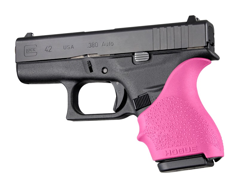 Hogue HOGUE HandAll Beavertail Grip Sleeve Glock 42, 43 Pink