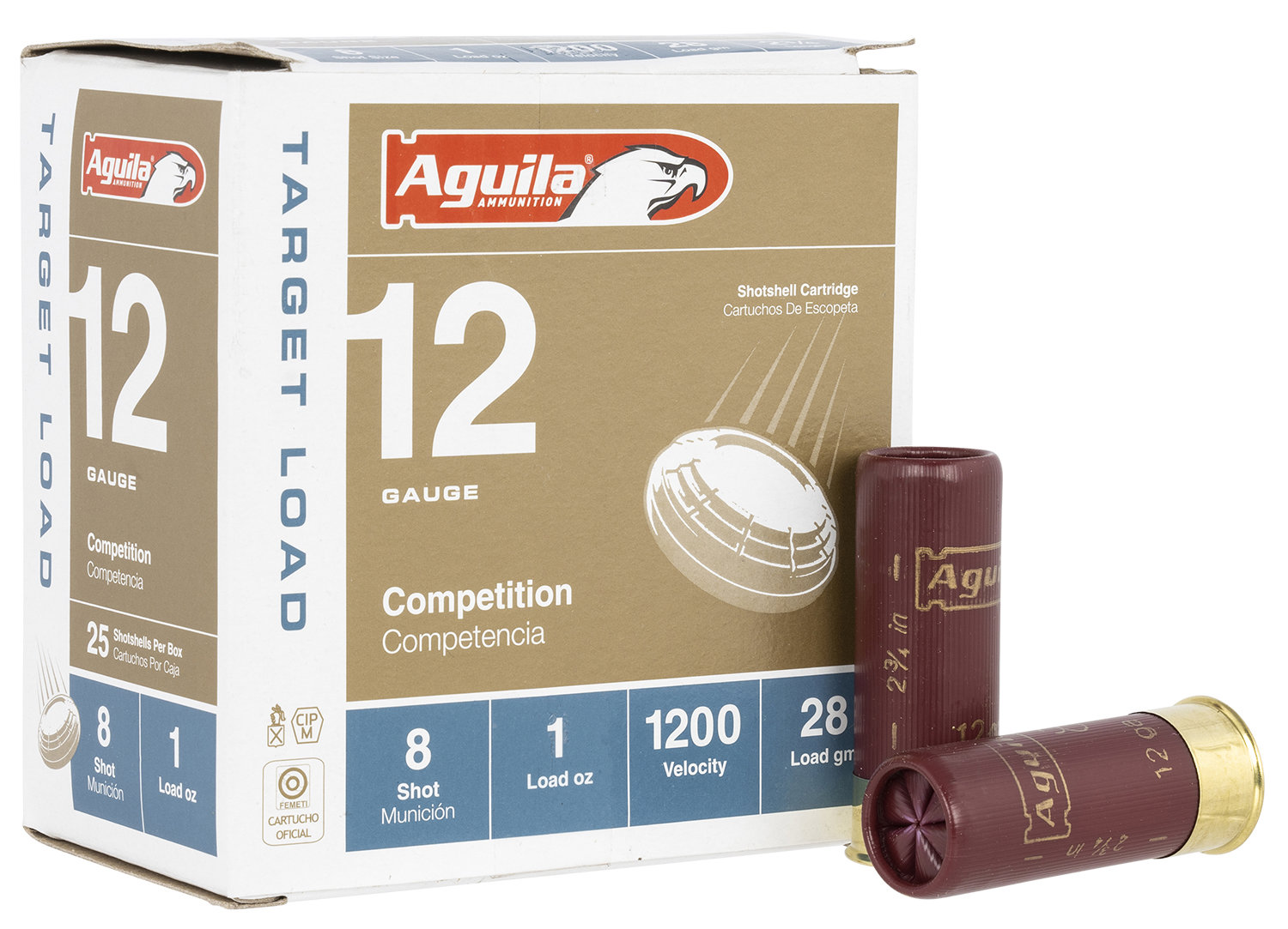 Aguila AGUILA SHOTSHELL 12GA 1OZ #8 CASE LOT 250rds
