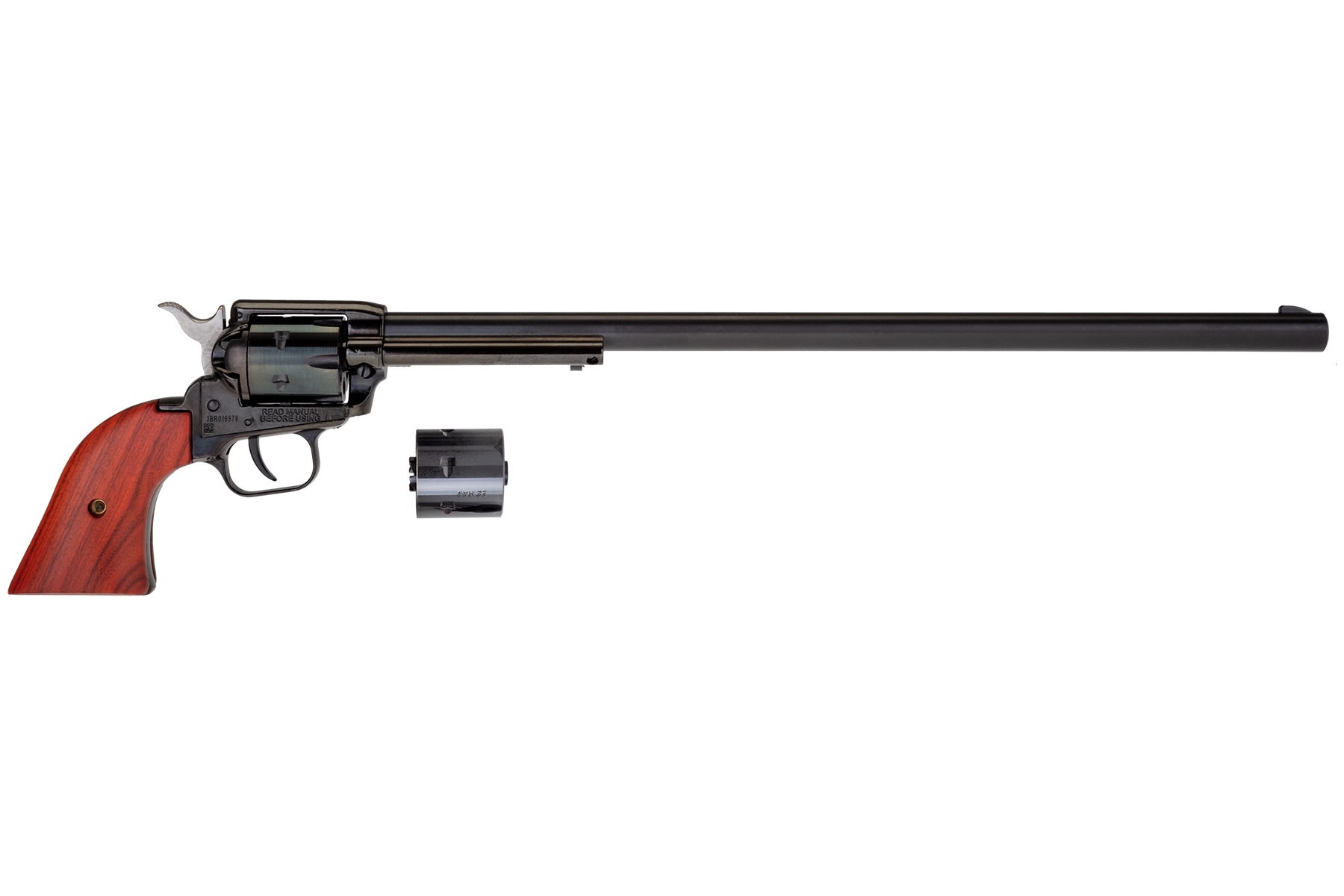 HERITAGE MANUFACTURING Rough Rider Small Bore 22LR/22Mag 16" 6rd Revolver - Black