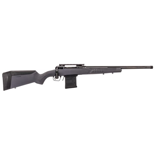 SAVAGE ARMS 110 Tactical 300 Win Mag 24 5rd Bolt Rifle w Fluted Threaded Barrel  Grey Synthetic