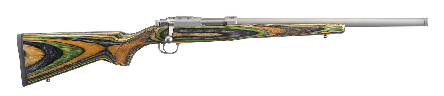 RUGER 77/17 17 Hornet 18.5" TB SS 6rd Green Mountain-img-0
