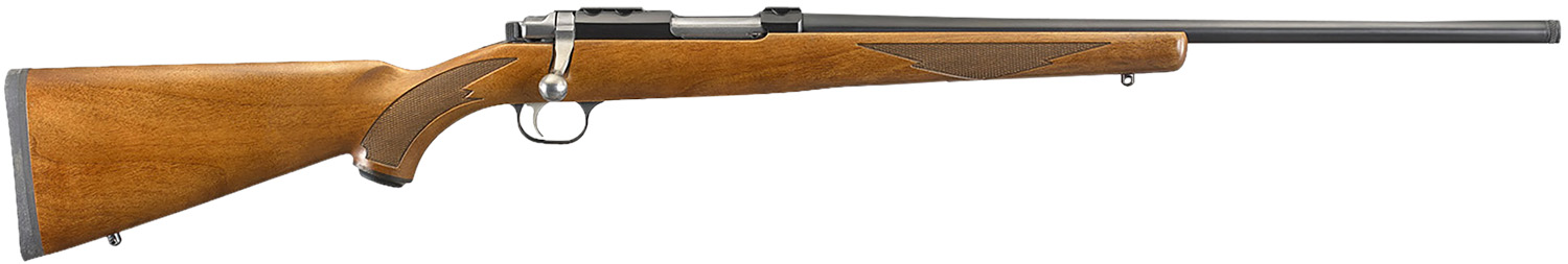 RUGER 77/17 17 WSM 20" 6rd Bolt Rifle + Threaded Barrel | Blued w/ American Walnut Stock