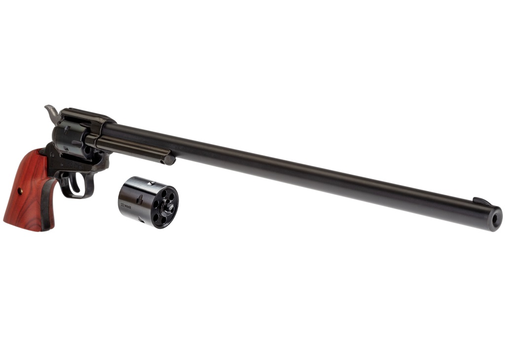 HERITAGE MANUFACTURING Rough Rider 22 LR / 22 WMR 16" 6rd Revolver - Black