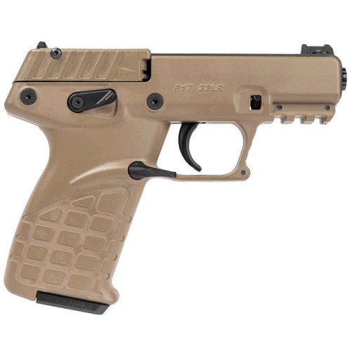 KELTEC P17 22LR 393 16rd Pistol w Threaded Barrel  Tan