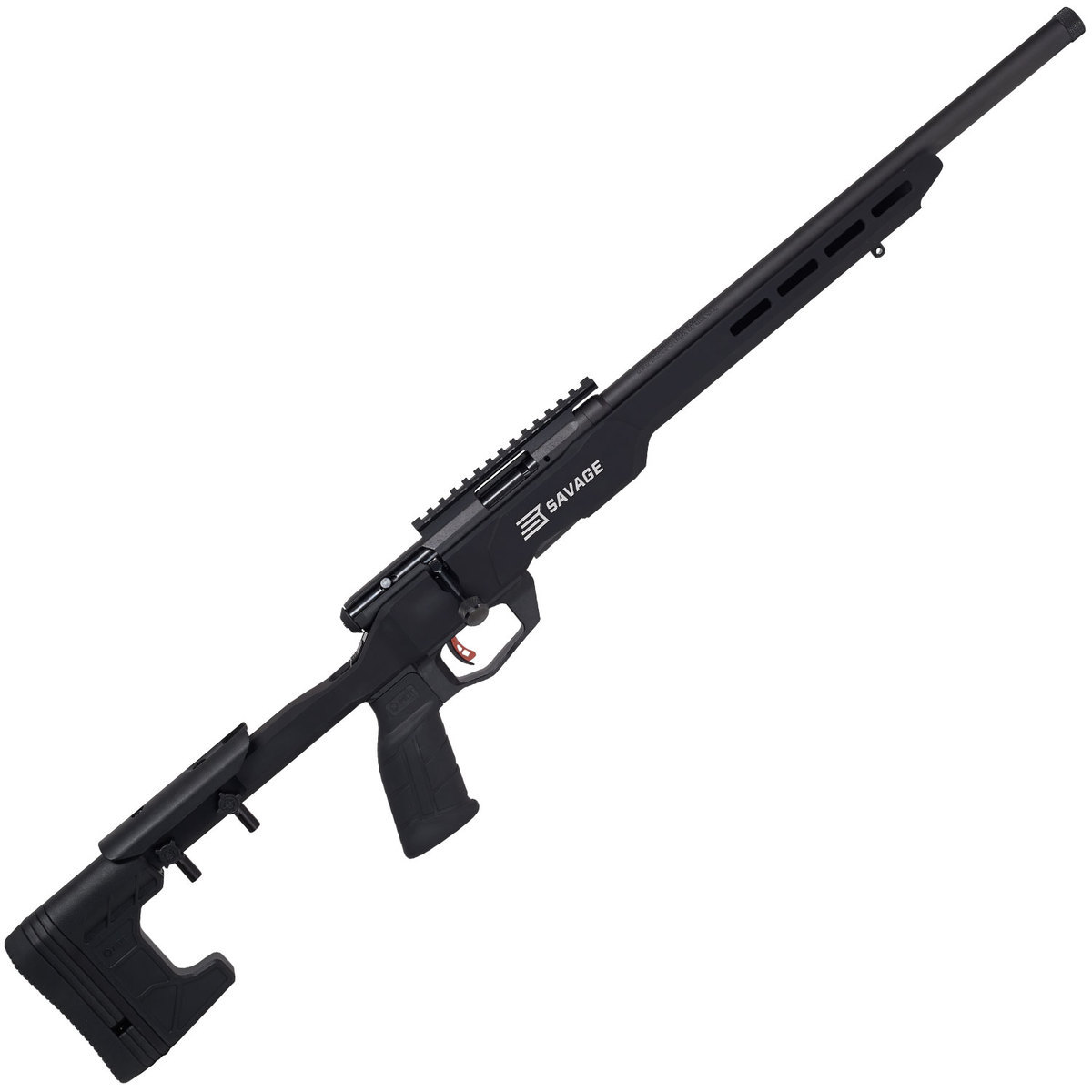 SAVAGE B17 Precision 17 HMR 18" 10rd Bolt Rifle w/ Threaded Barrel - MDT Black Chassis
