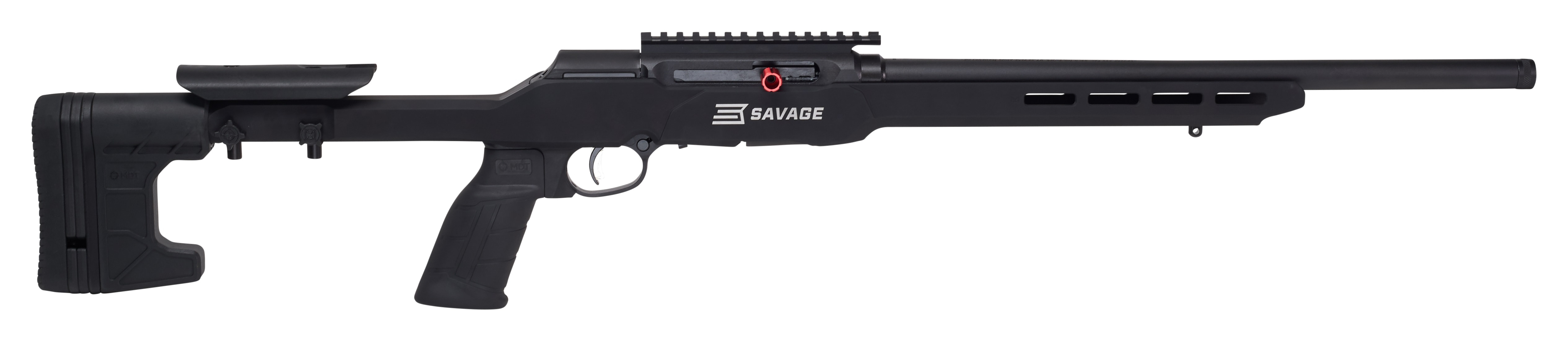 SAVAGE ARMS A22 Precision 22LR 18" 10rd Semi-Auto Rifle w/ Threaded Barrel - Black