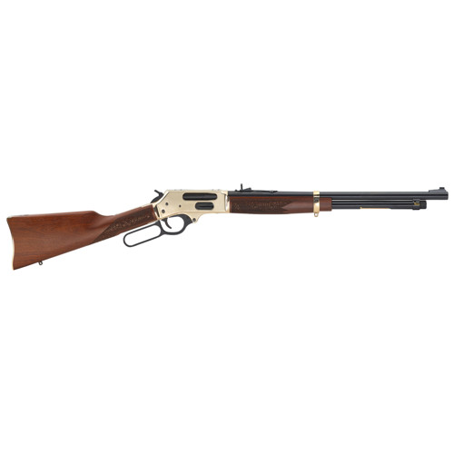 HENRY Side Gate Lever Action 410 Gauge 25 5rd Shotgun  Brass  Engraved Walnut