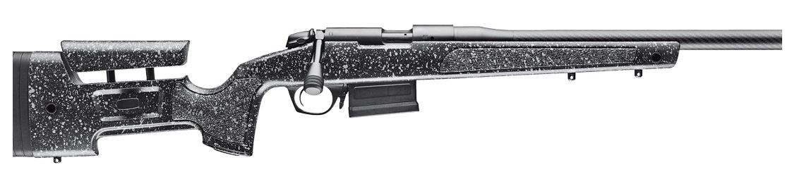 Bergara B-14R Carbon Bolt Action Rifle 22 Long Rifle 18″ Carbon Fiber Threaded Barrel Black Frame Black Adjustable Stock