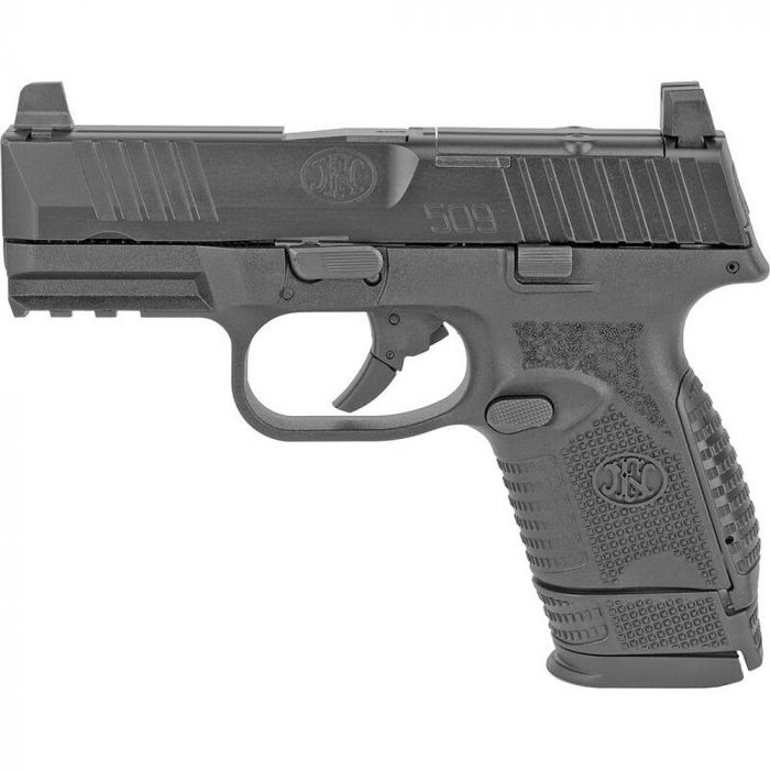FN 509 Compact MRD 9mm 3.7″ Barrel 15-Rounds Fixed Co-Witness Sights