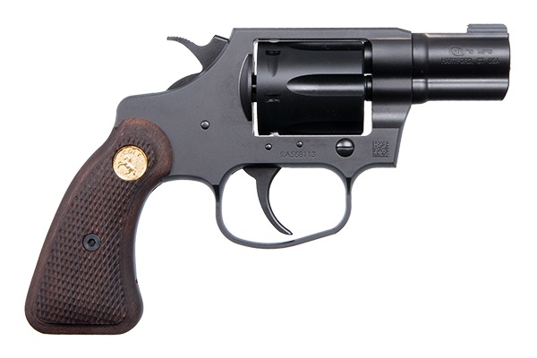 COLT COBRA 38 Special +P 2" 6rd Revolver - Black w/ Retro Wood Grips