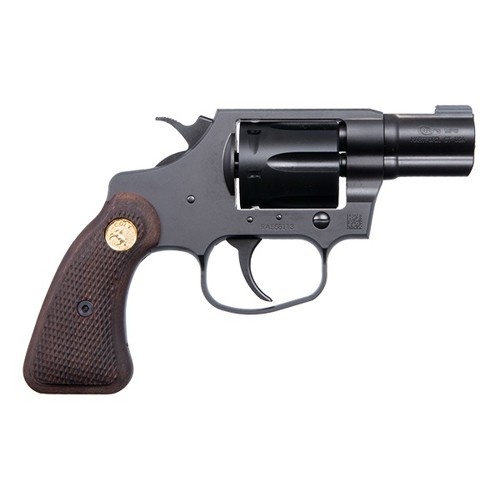 COLT COBRA 38 Special P 2 6rd Revolver  Black w Retro Wood Grips