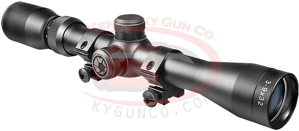 Barska BARSKA Plinker-22 Rifle Scope 3-9X32 30/30 Black 1" 0.25MOA