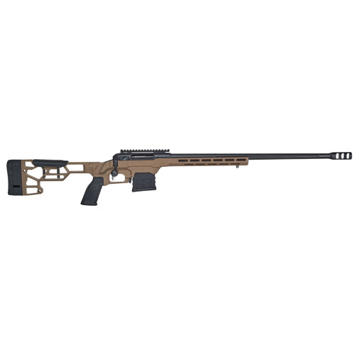 SAVAGE ARMS 110 Precision Short Action 308 Win 20 10rd Bolt Rifle w Threaded Barrel  Black  FDE