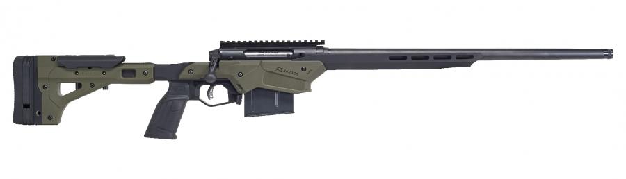 SAVAGE ARMS AXIS II Precision 6.5 Creedmoor 22" 10rd Bolt Rifle - Black / OD Green Chassis Stock