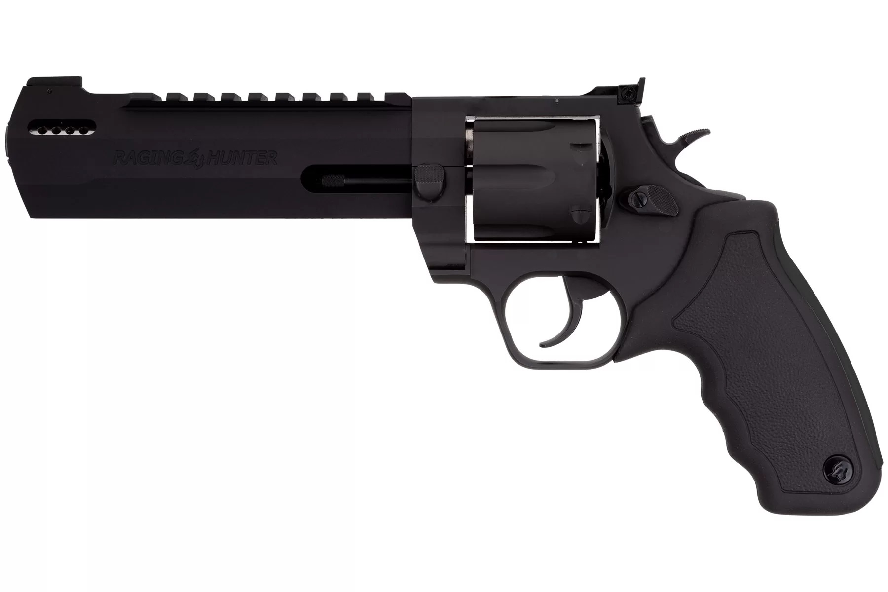 TAURUS Raging Hunter 44 Rem Mag 6.75" 6rd Revolver - Black w/ Rubber Grips