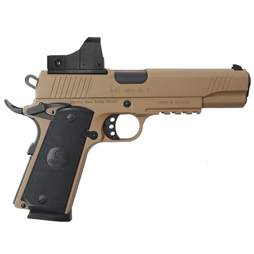 EAA Girsan MC1911S Government 45 ACP 5 8rd w Red Dot  FDE