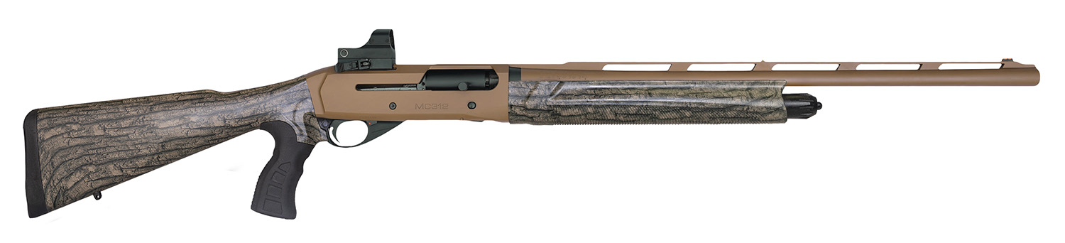 EAA Girsan MC312 Gobbler 12 Gauge 3.5" 24" 4rd Semi-Auto Shotgun w/ Red Dot - Natural Camo / FDE