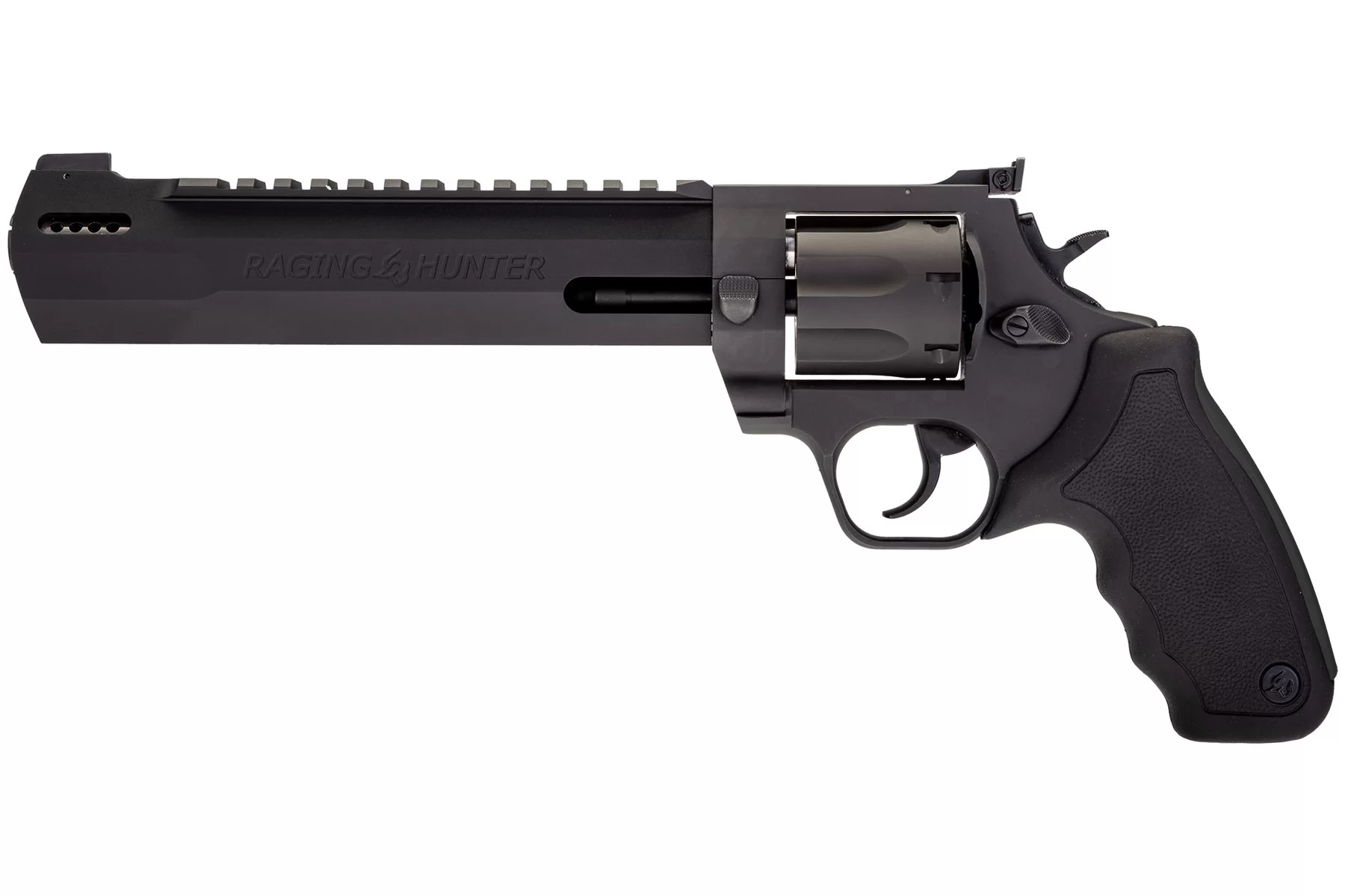 TAURUS Raging Hunter 357 Mag 8.37" 7rd Revolver - Black / Rubber Grips