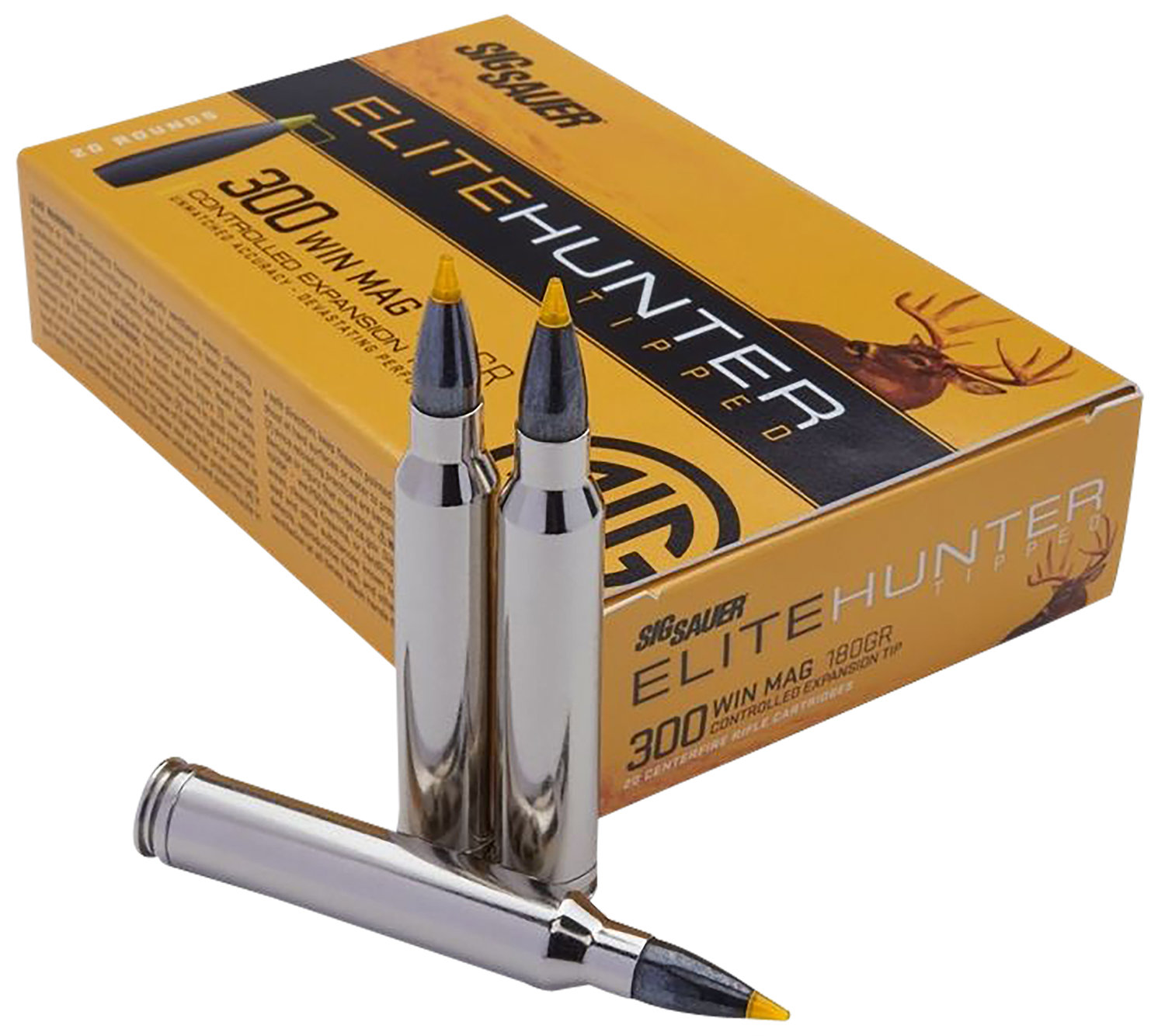 Sig Sauer SIG SAUER 300 Win Mag 180Gr Elite Tipped Hunting 20rd Ammo