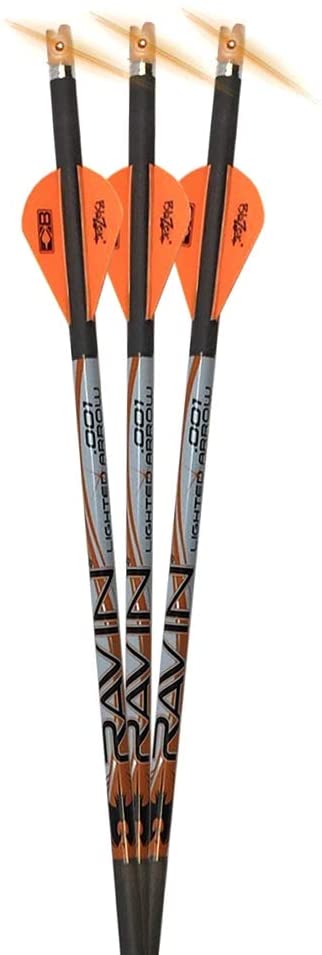 Ravin Crossbows R134 Match Weight Lighted Arrows 400GR 001″ 3 Pack