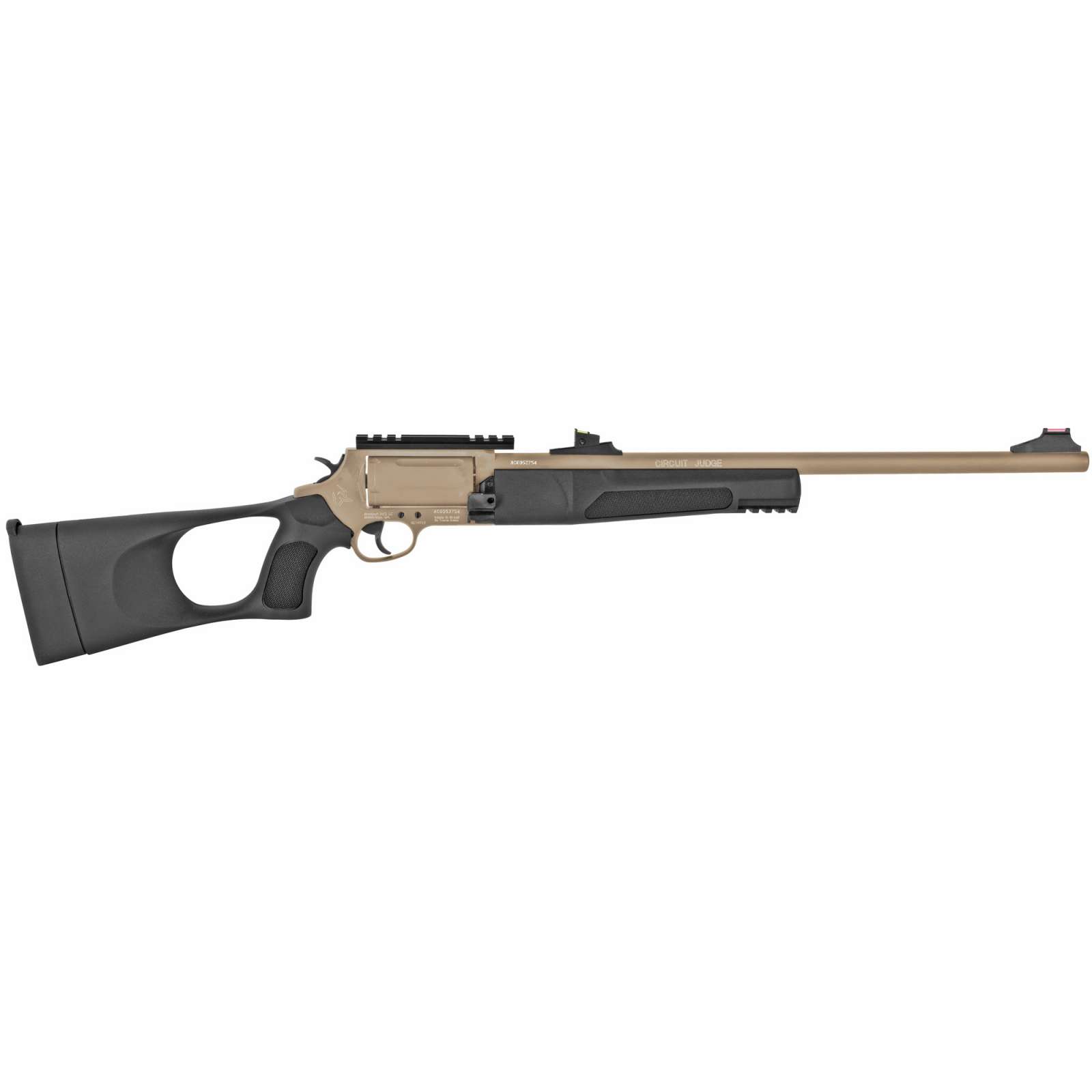 ROSSI Circut Judge 45 LC / 410 Gauge 18.5" 5rd Revolver Rifle - Sand / Black