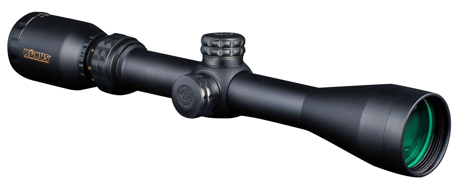 Konus 7225 Konus-BX 450 Bushmaster Matte Black 3-9x 40mm 1″ Tube 30/30 Duplex Reticle