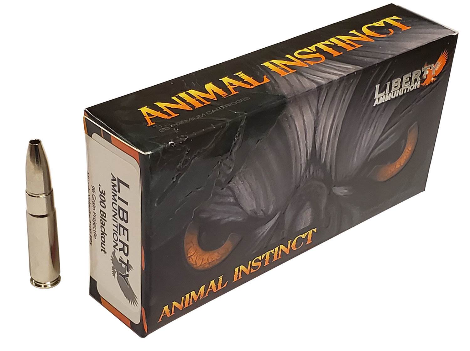 Liberty Ammunition LIBERTY AMMUNITION Animal Instinct 300 AAC Blackout 96gr Copper Hollow Point Ammunition | 20 Rounds