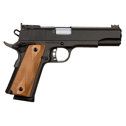 ROCK ISLAND M1911A1 Pro Match 45 ACP 5 8rd Pistol  CA Compliant  Black w Wood Grips