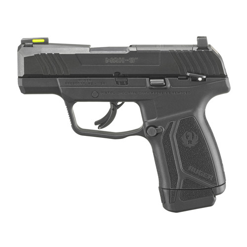 RUGER MAX9 9mm 32 12rd Pistol w Manual Safety  Black