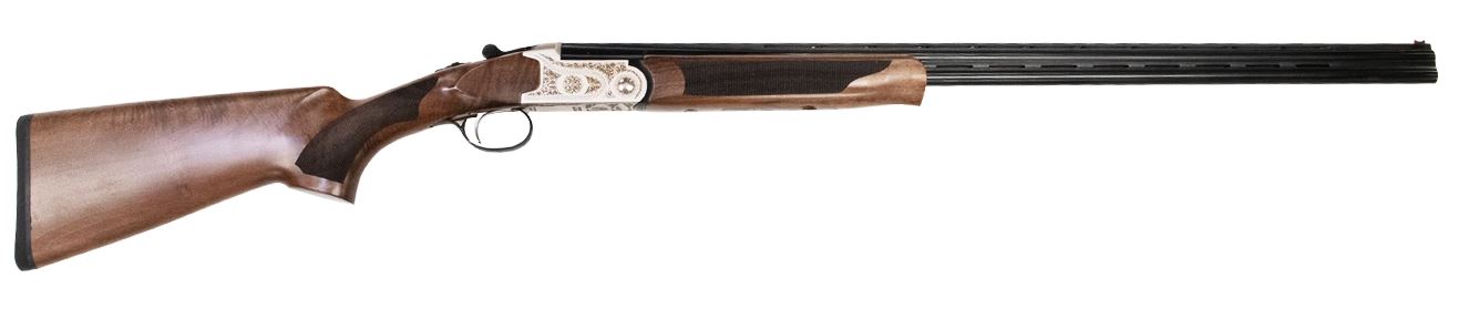 POINTER Acrius Field 410 Gauge 3" 28" Over / Under Shotgun - Walnut / Engraved Nickel
