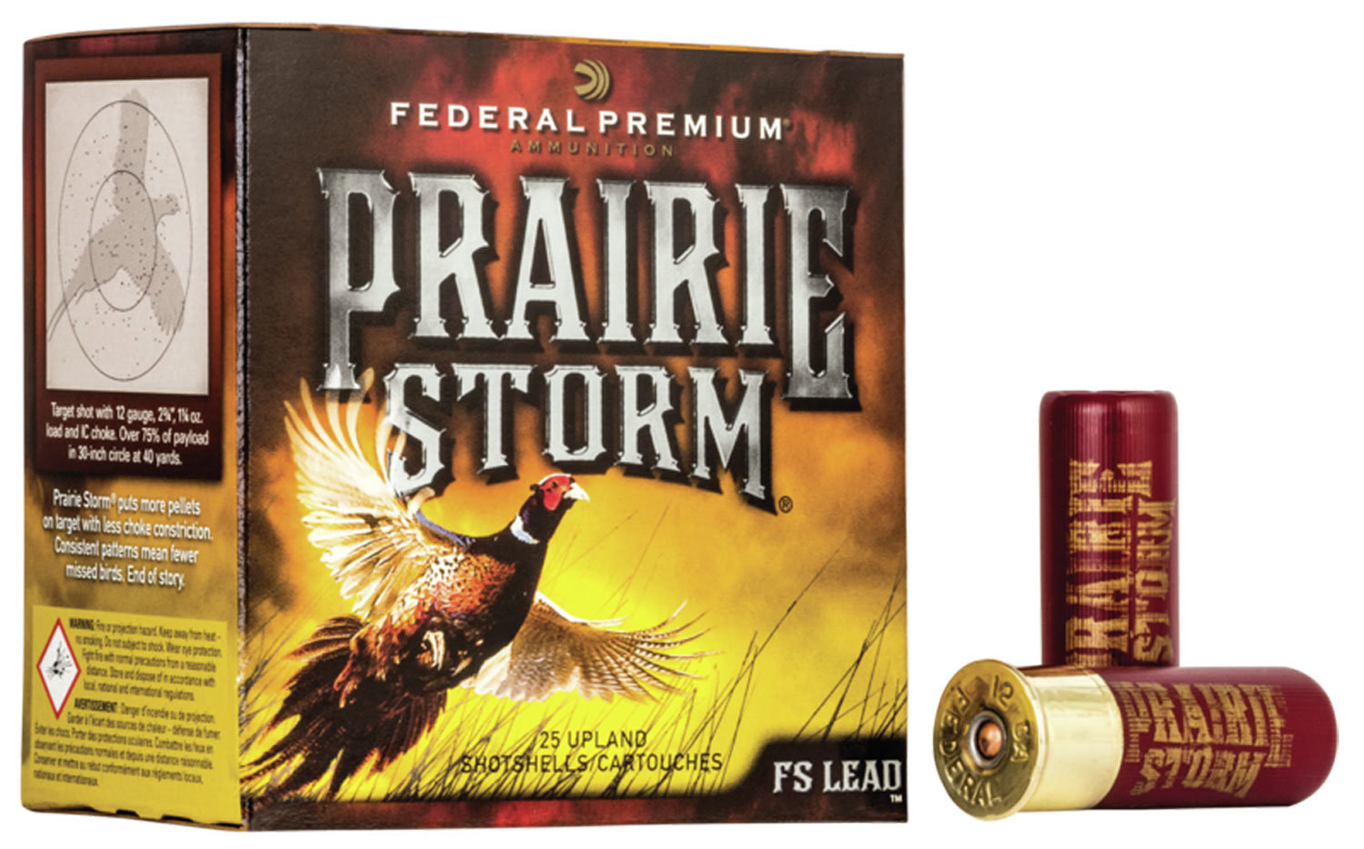 Federal FEDERAL AMMO 12Ga 2-3/4" 1-1/4ox Prairie Storm 5 Shot FS 25rd