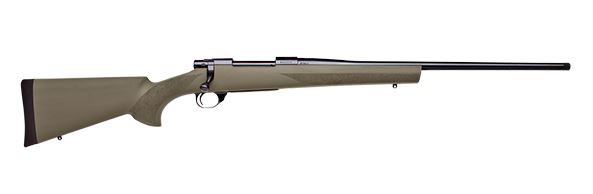 HOWA M1500 Hogue 243 Win 22" 5rd Bolt Rifle w/ Threaded Barrel - Green / Black