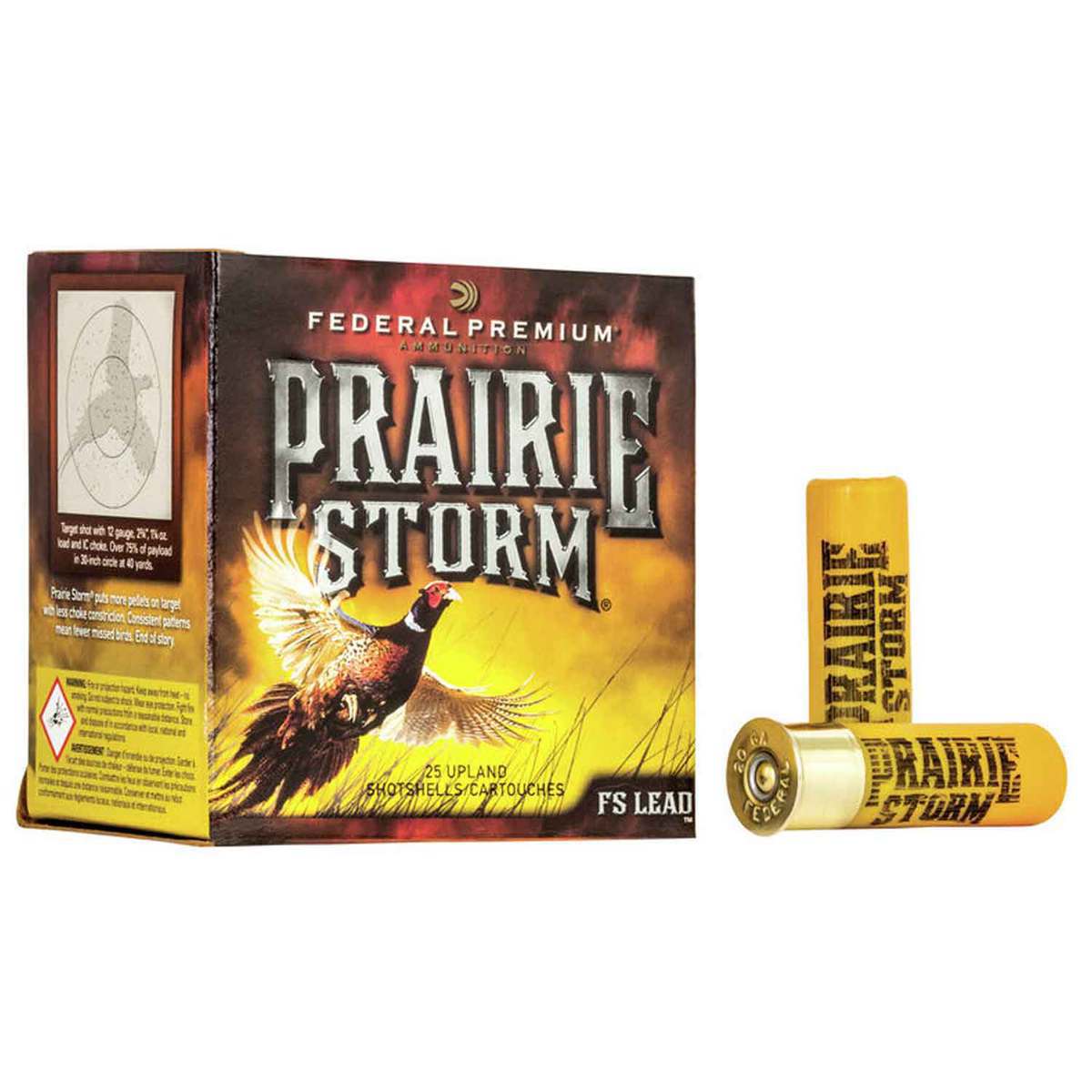 Federal FEDERAL AMMO 20Ga 2-3/4" Max 1OX Prairie Storm 6 Shot FS 25rd