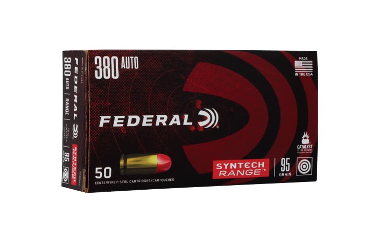 Federal FEDERAL AMMO Syntech Range 380 ACP 95gr TSJ Ammunition | 50 Rounds