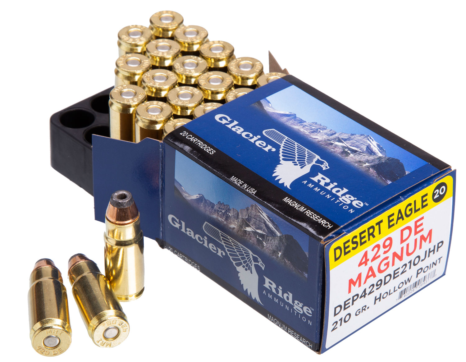 Magnum Research MAGNUM RESEARCH 429 DE 210Gr JHP Brass 20rd