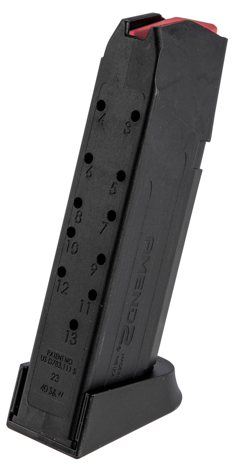 Amend2 AMEND2 A2-23 40 SW 13rd Black Magazine for Glock 23